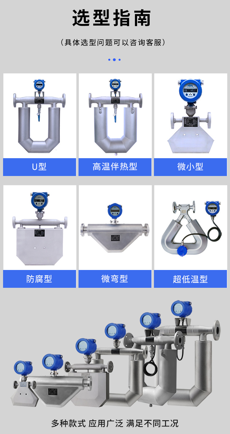 質(zhì)量流量計產(chǎn)品分類(lèi)圖